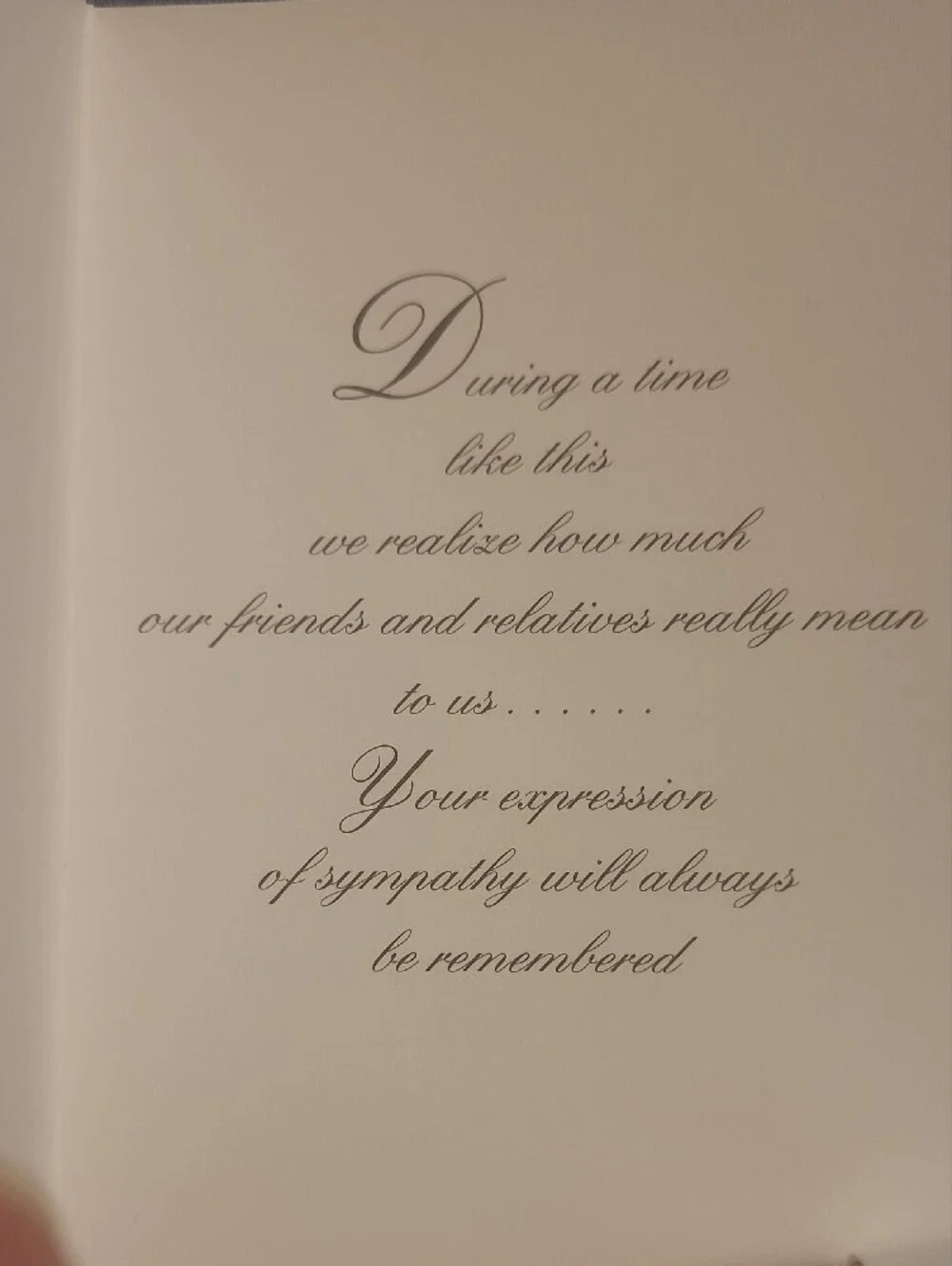 Elegant White Thank You Cards with Gold Script